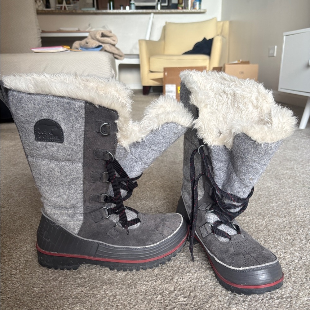 Sorel Tivoli High Gray Winter Boots
